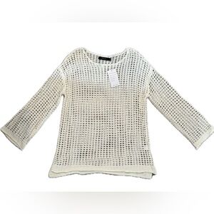 Women's Cream Knit Top